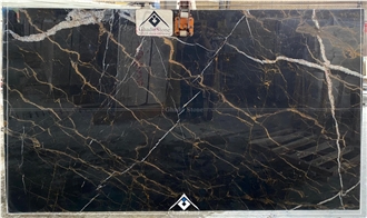 Golden Galaxy Marble Slab Tiles
