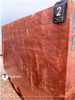 Red Travertine  Blocks