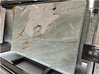 Beautiful Cristallo Tiffany Quartzite Slabs Tiles