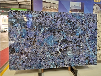 Peacock Blue Marble Slabs