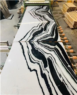 Hot Sale China Panda White Marble Slabs