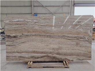 Iran Silver Travertine Slabs