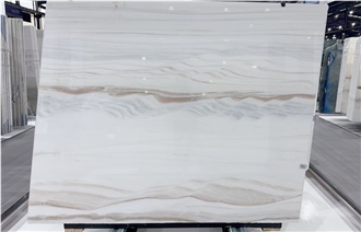 Bianco Lasa Covelano Vena White Marble Slabs