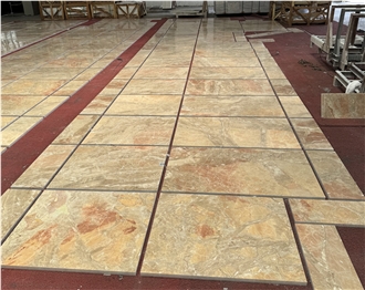 Breccia Damascata Marble Floor Tile