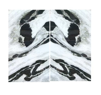 China Panda White Marble Slabs Dalmata White