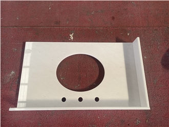 Ariston White Marble Bathroom Vanity Tops