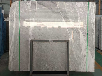Athena Gray Marble Slabs Polished