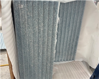 Blue Crystal Grooved Marble Tiles