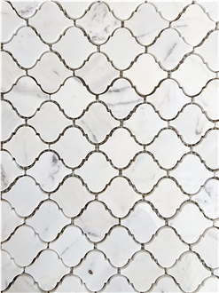 White Marble Lantern Mosaic Tiles