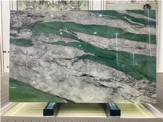 Brazil Royal Green Quartzite Emerald Quartzite  Slabs
