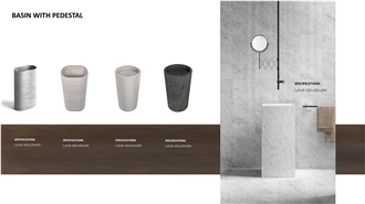 Grey Marble Wash Basins