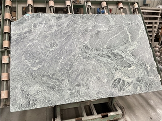 Prada Green Sandblasted Marble Slabs