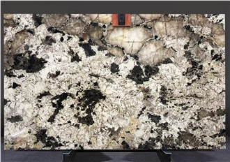 Alaska White Granite Slabs Exhibiting Unique Color