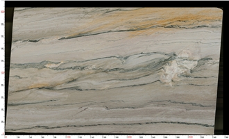 Aquarella Quartzite Slabs With Dynamic Color Swirls