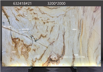 Calacatta Macaubas Quartzite Slabs Revealing Timeless Color