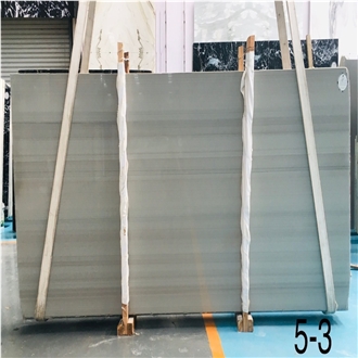 Chenille White Marble Slabs Calm Light - Gray Tones