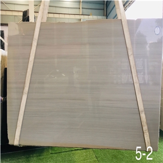 Chenille White Marble Slabs Showing Minimalist Gray Veining