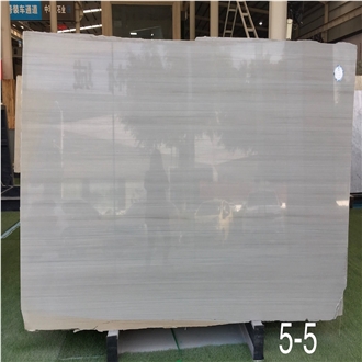 Chenille White Marble Slabs With Subtle Gray Layers