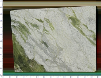 Emerald Jade Marble Slabs With Blended Green - White Hues