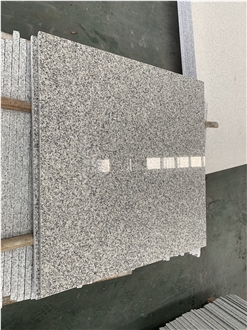G603 Granite Stone Steps Showing Light Gray Base