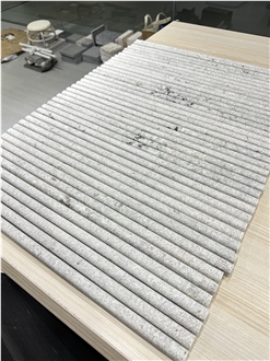 In - Stock Taj Mahal Quartzite Flute Featuring Surface Trim