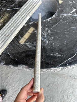 In - Stock Taj Mahal Quartzite Flute With Subtle Floor Trim