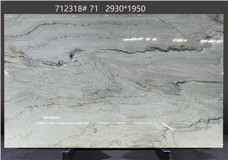 Macaubas Fantasy Quartzite Tiles Highlighting Gradient Hues