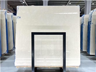 New Royal Botticino Marble Slabs With Subtle Beige Veins