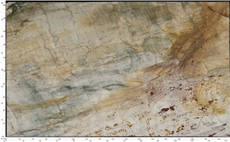 Picasso Quartzite Slabs With Artistic Color Swirls