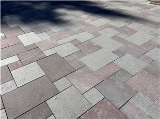 Porphyry Pavement Setts With Flamed Surface