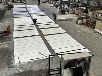 Sivec Marble Tiles Featuring Subtle Grayish Veining