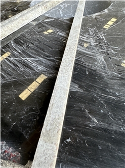 Taj Mahal Quartzite Flute In Stock Natural Veins Border