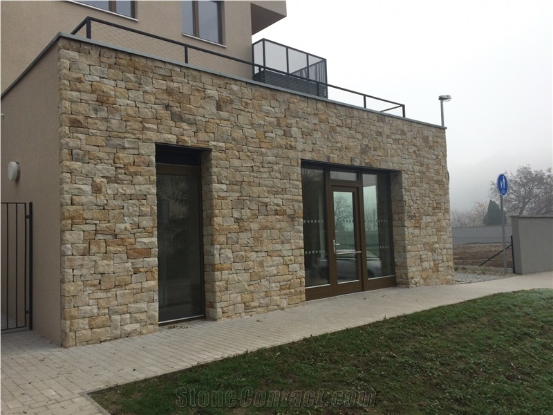 Sandstone Split Wall Cladding Thickness 5-10 Cm