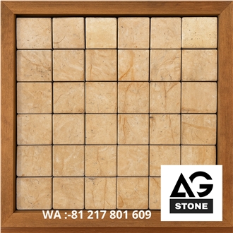 Natural Marble Harmony Square Mosaic Tiles