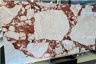 Burberry Red Marble Slabs