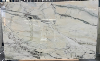 Camouflage White Marble Slabs