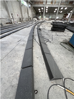 Indian Black Pearl Granite Steps