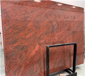 Indian Multicolor Red Granite Slabs