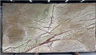 Tropical Rainforest Green Marble Slabs