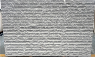 Turkish White Sand Beige Limestone Chiseled - Combed Wall Tiles