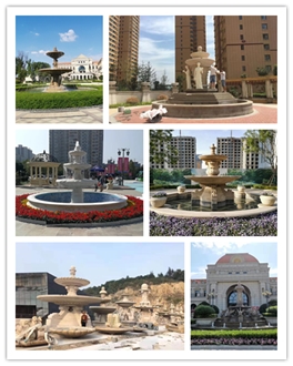 All Color Granite Garden Fountains