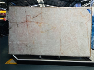 Pink Cristallo Quartzite Slabs 20Mm Thick