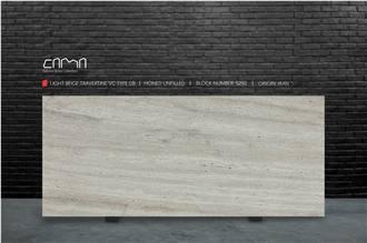 Beige Travertine Slabs