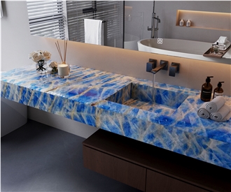 High Quality Blue Onyx Slabs