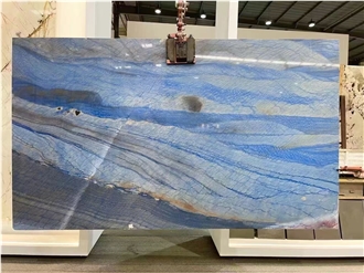 Brazil Azul Macaubas Quartzite Slabs Wall Decor Tile