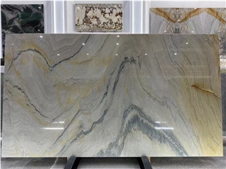 Brazil Fusion Gold Quartzite Slabs