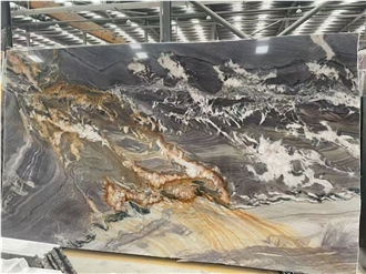 Brazil Macaubas Fantasy Gold Quartzite Slabs