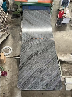 Ancient Wood Grain Marble Polished Slabs Tiles