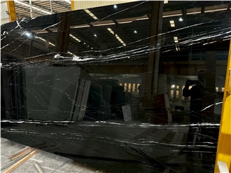 Brasilia Black Quartzite Slabs For Luxury Design