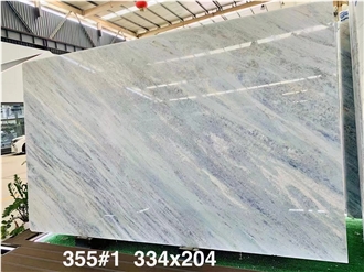 Brazil Crystal Blue Marble Slabs